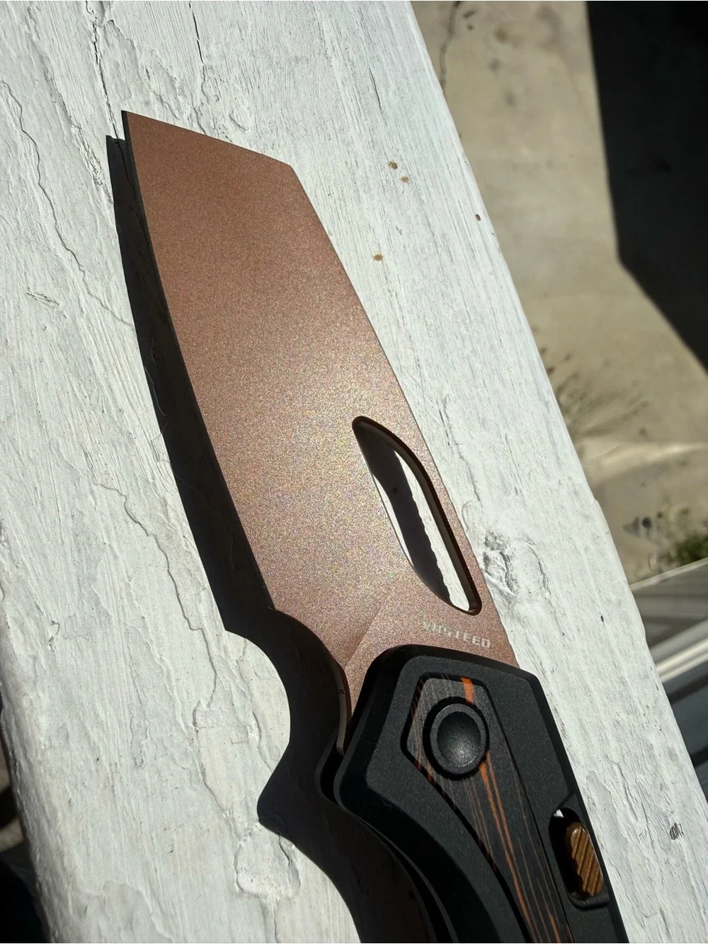 Vosteed Kroc Top Liner Lock 2.99 S35VN Blade & Aluminum & Topo G10 Handle) A1802